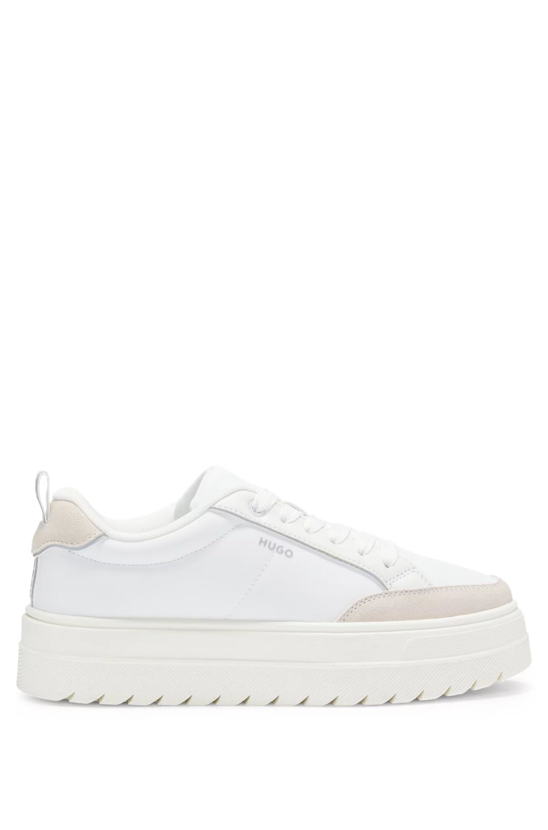 HUGO Platform trainers with suede trims