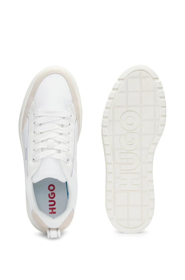 HUGO Platform trainers with suede trims