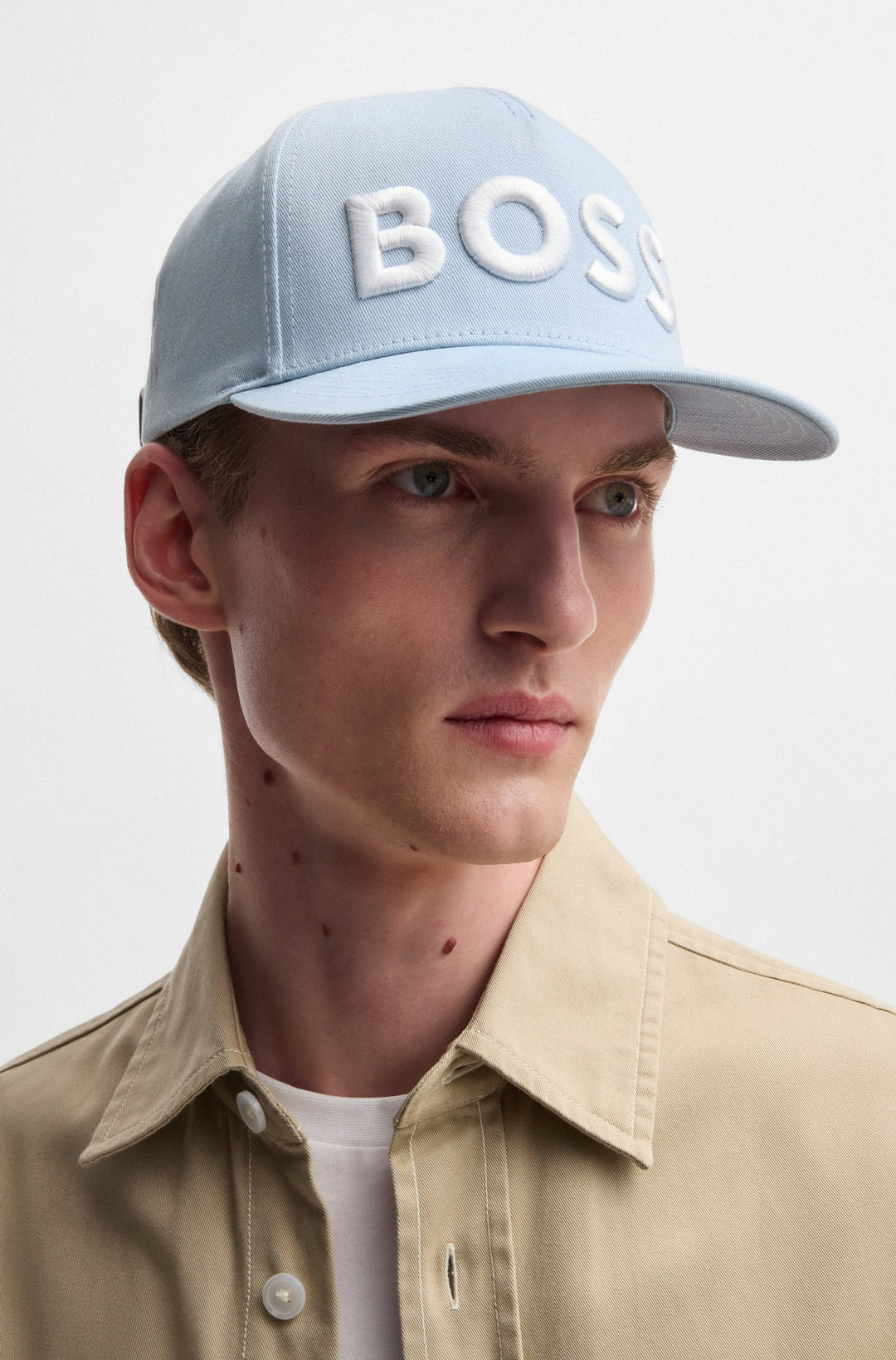 Boss Cotton-twill cap with embroidered logo