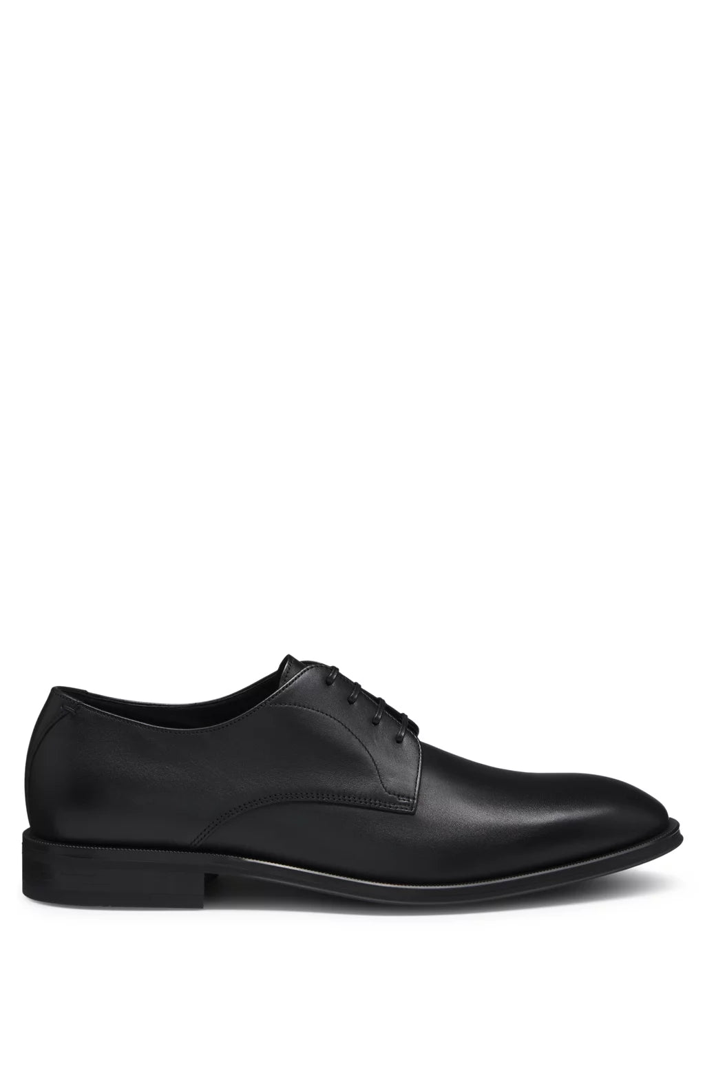 Boss Leather Derby shoes with stitching details