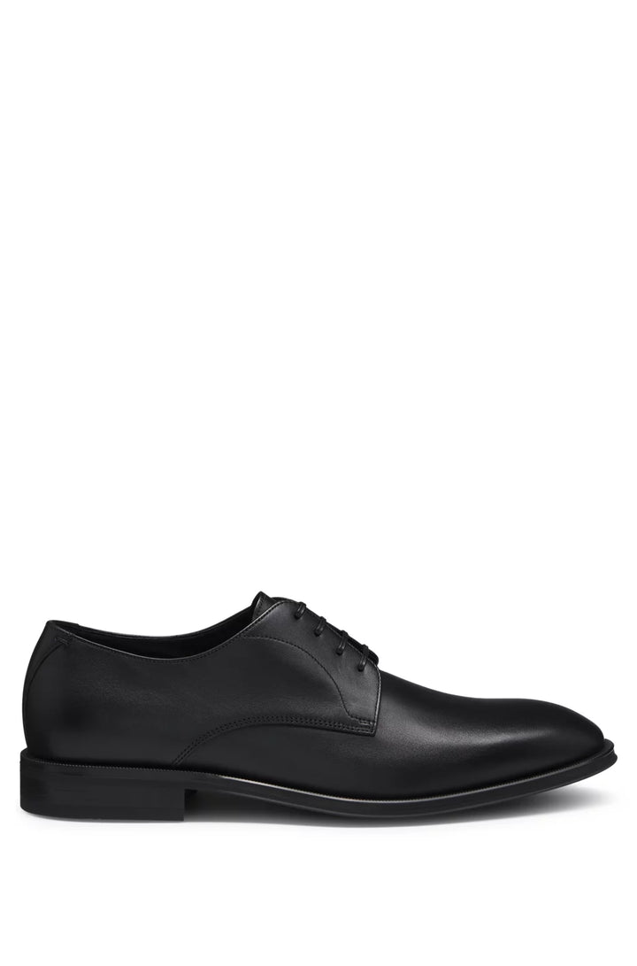 Boss Leather Derby shoes with stitching details