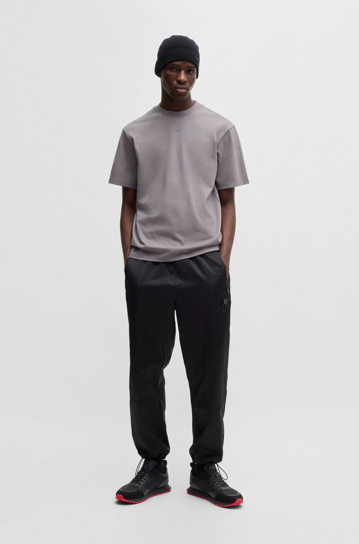 Hugo Mixed-material trainers with branded accents