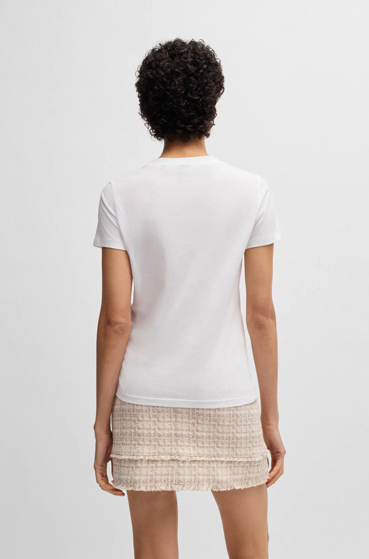 BOSS Cotton-jersey T-shirt with script logo