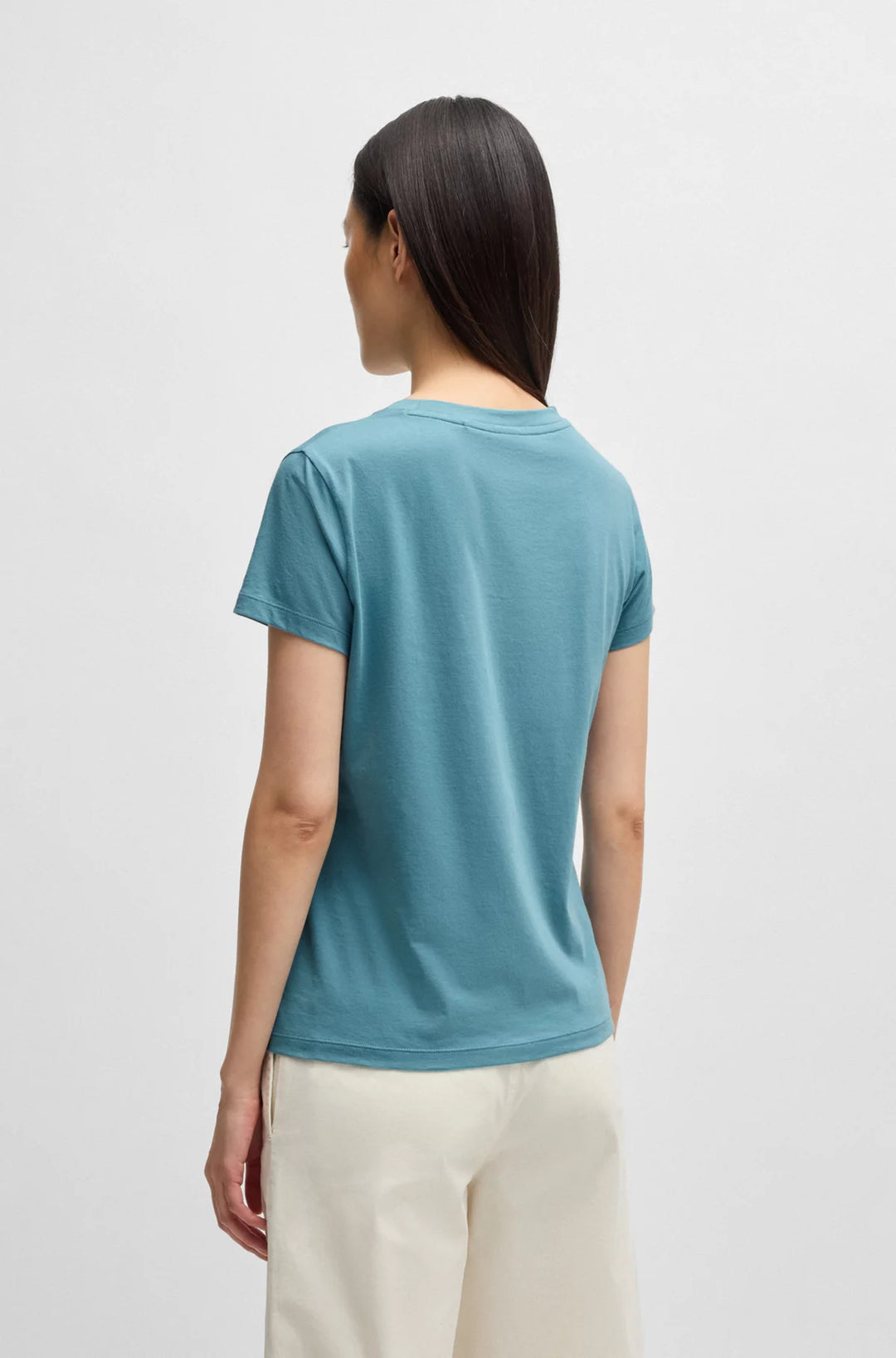 BOSS Cotton-jersey T-shirt with script logo