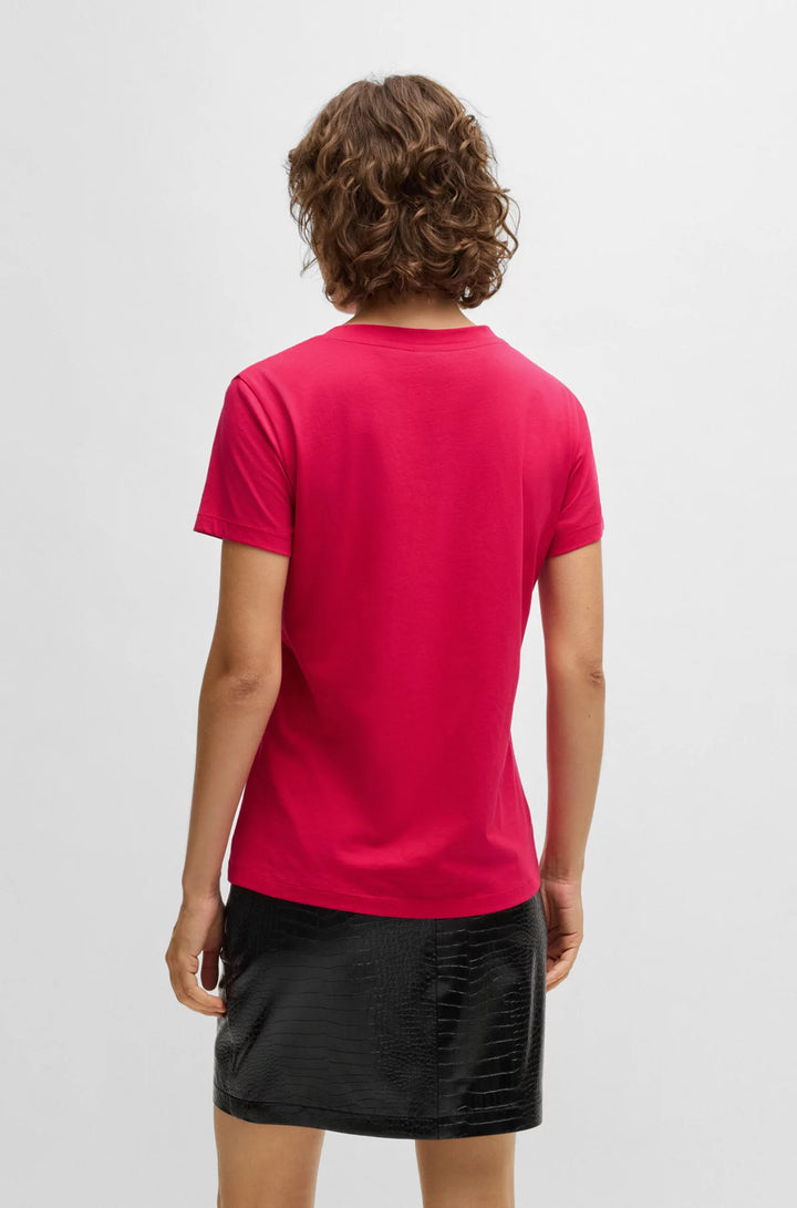 BOSS Cotton-jersey T-shirt with script logo