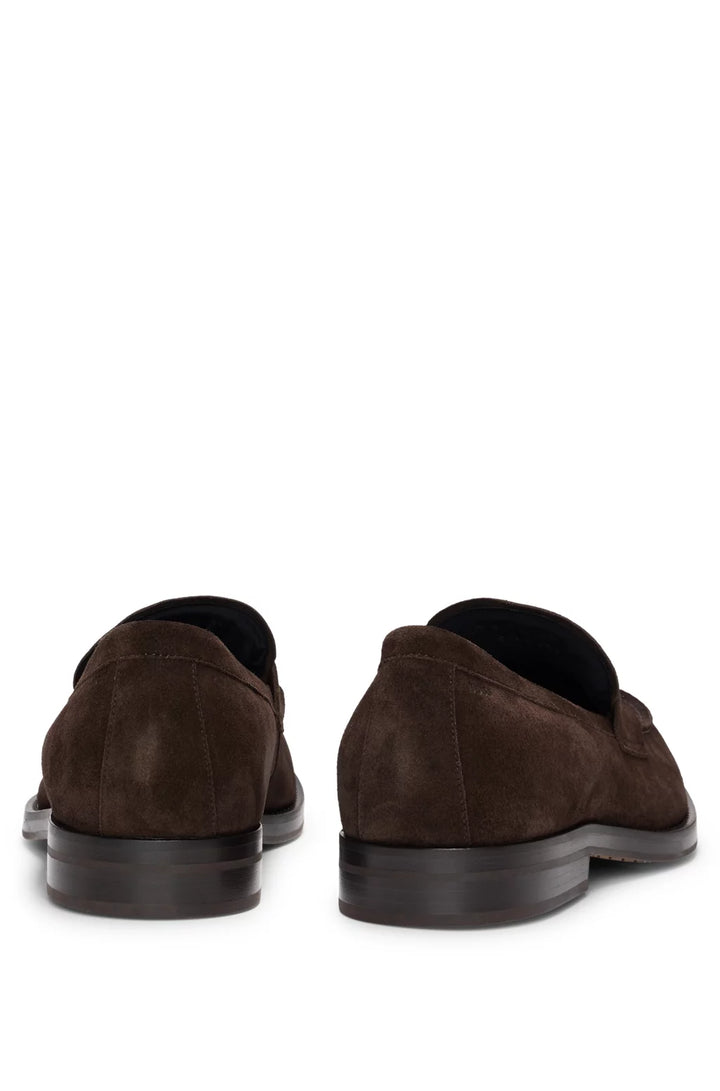 Boss Dressletic penny loafers in suede