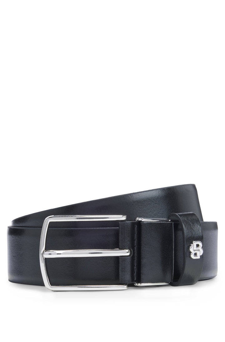 Boss Porsche x BOSS reversible leather belt with Double B monogram keeper