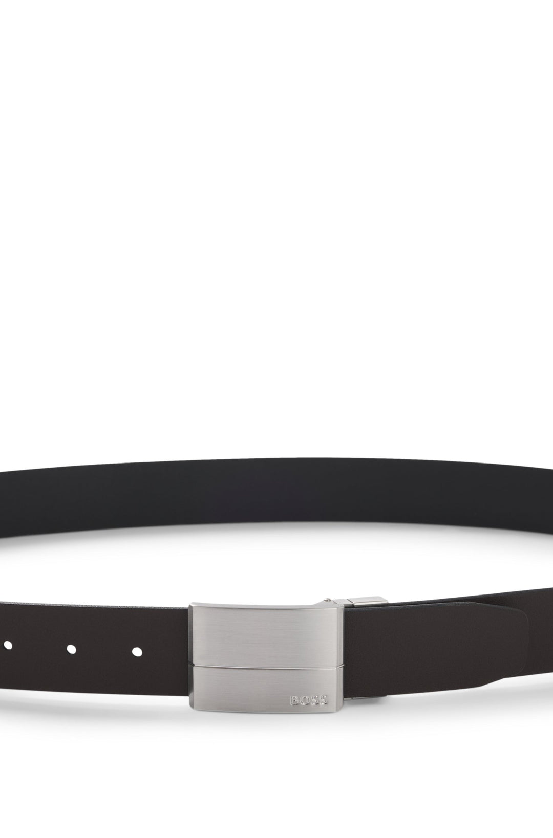 Boss Reversible belt in Italian leather