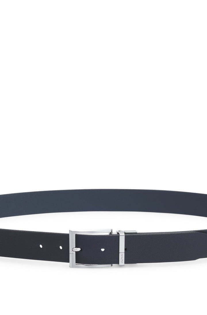 Boss Reversible belt in Italian leather