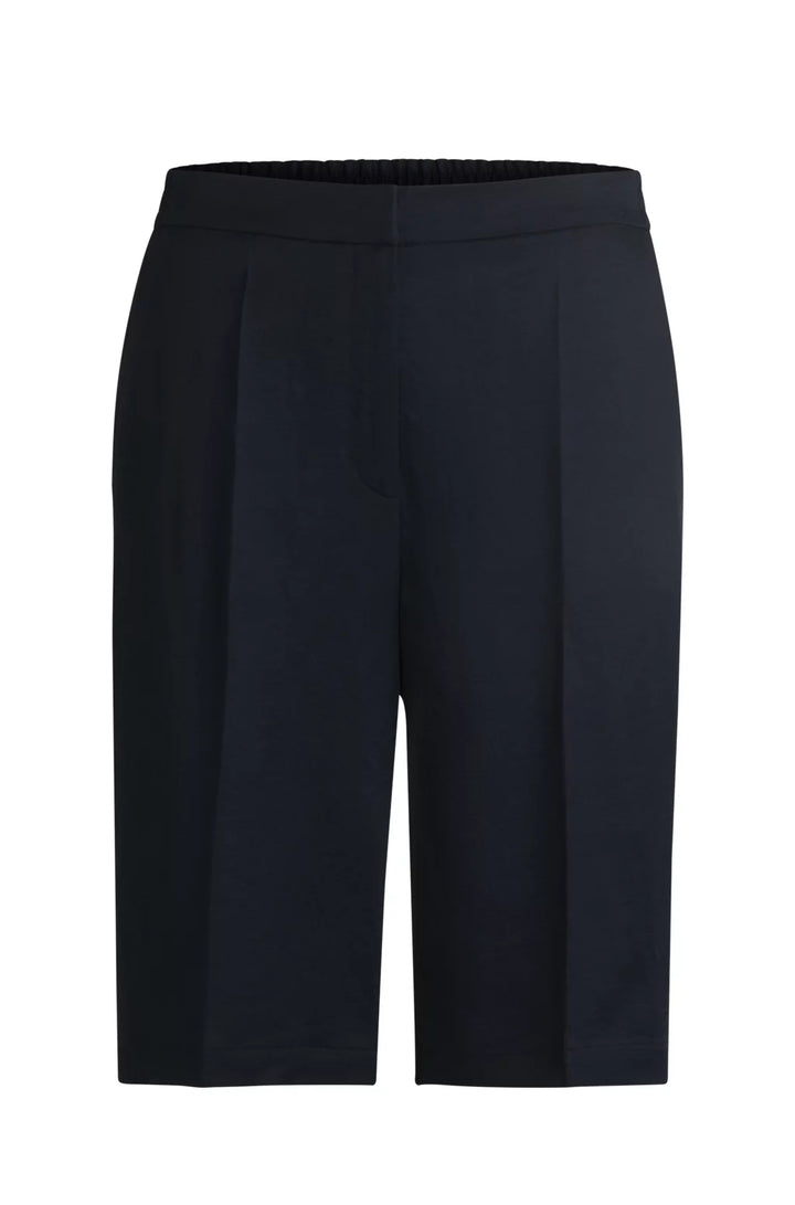BOSS RELAXED-FIT SHORTS WITH WIDE LEG