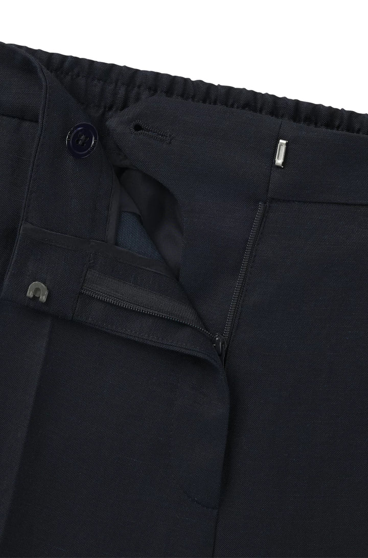 BOSS RELAXED-FIT SHORTS WITH WIDE LEG