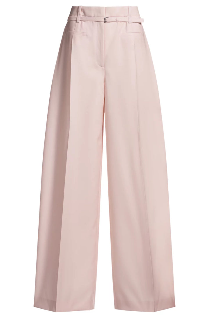 BOSS RELAXED-FIT TROUSERS IN VIRGIN WOOL