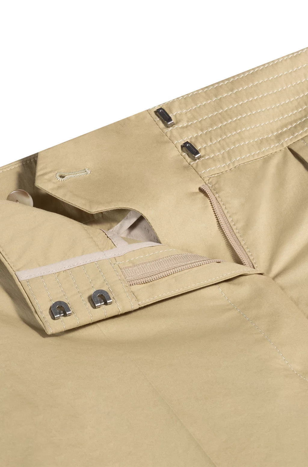 BOSS HIGH-WAISTED REGULAR-FIT TROUSERS IN AIRY STRETCH COTTON