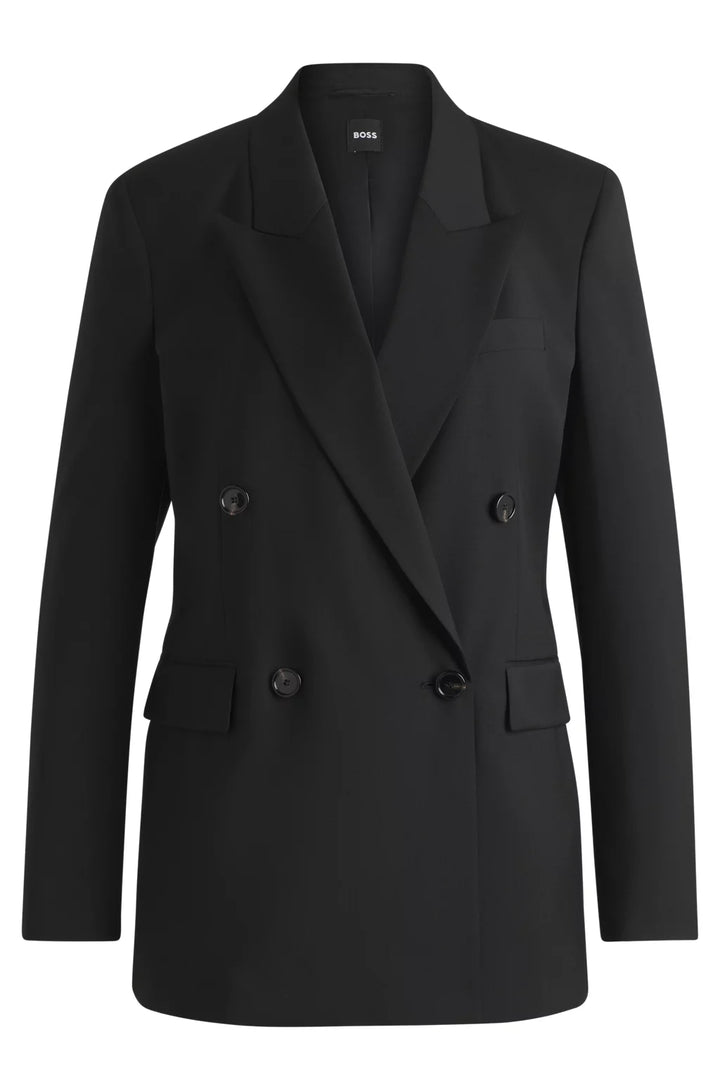 BOSS REGULAR-FIT BLAZER IN VIRGIN WOOL
