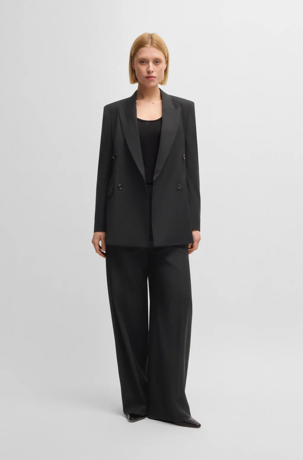 BOSS REGULAR-FIT BLAZER IN VIRGIN WOOL