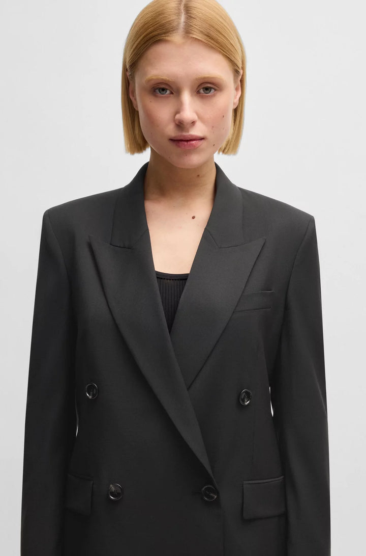 BOSS REGULAR-FIT BLAZER IN VIRGIN WOOL