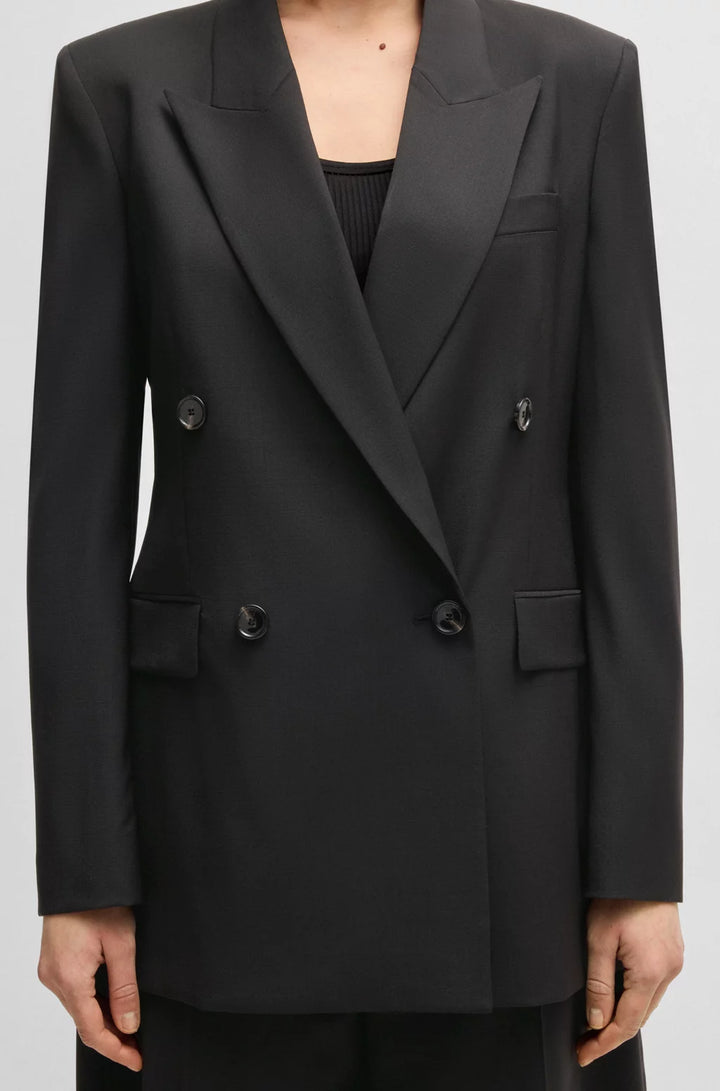 BOSS REGULAR-FIT BLAZER IN VIRGIN WOOL