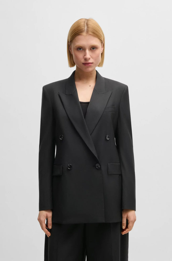 BOSS REGULAR-FIT BLAZER IN VIRGIN WOOL