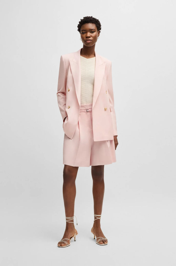 BOSS REGULAR-FIT BLAZER IN VIRGIN WOOL