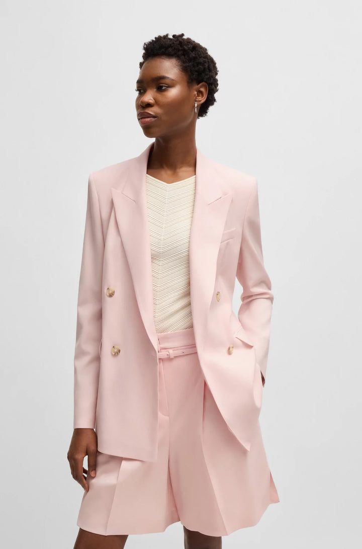 BOSS REGULAR-FIT BLAZER IN VIRGIN WOOL