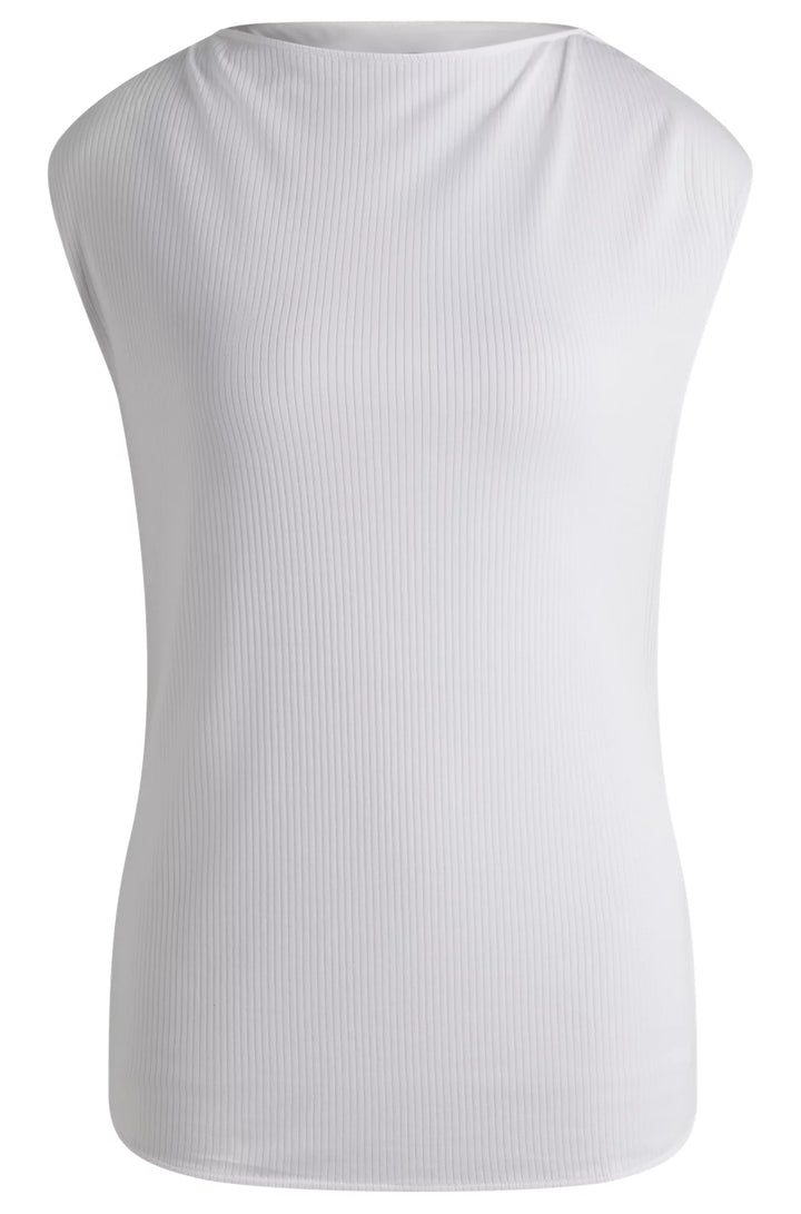 BOSS Sleeveless T-shirt with ribbed front