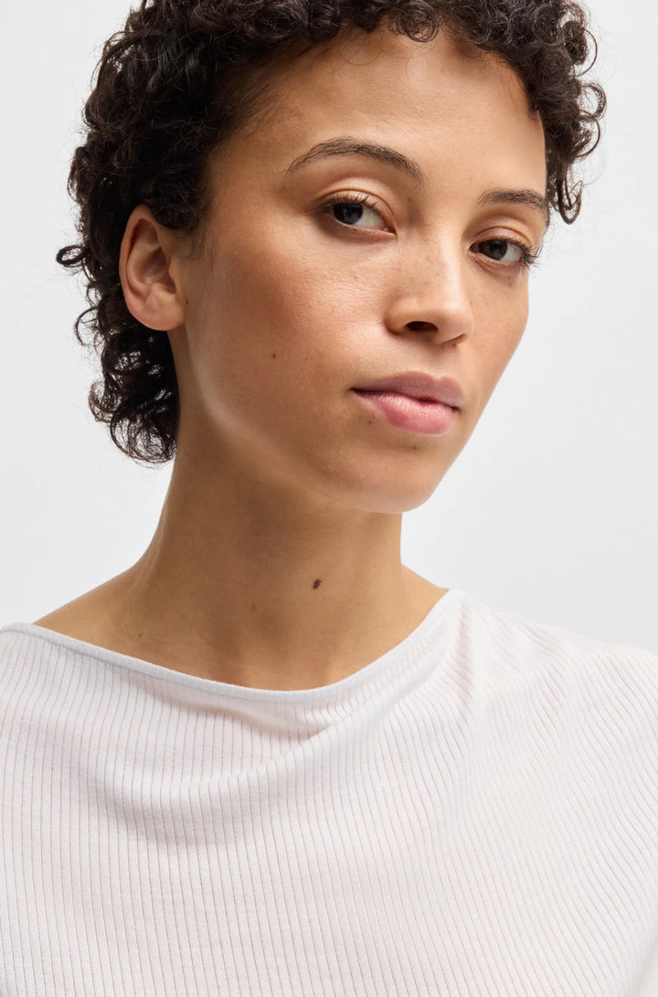 BOSS Sleeveless T-shirt with ribbed front