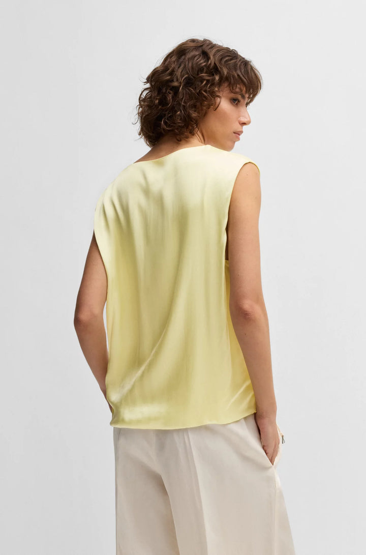 BOSS Sleeveless T-shirt with ribbed front