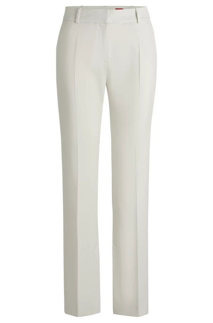 HUGO SLIM-FIT TROUSERS IN SHIMMER FABRIC