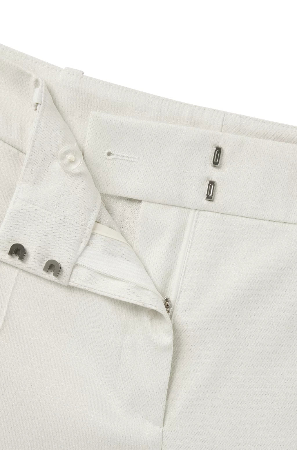 HUGO SLIM-FIT TROUSERS IN SHIMMER FABRIC