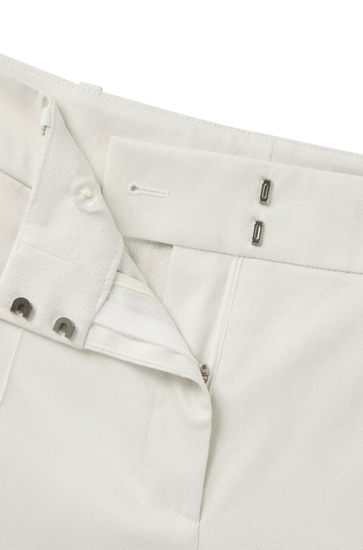 HUGO SLIM-FIT TROUSERS IN SHIMMER FABRIC