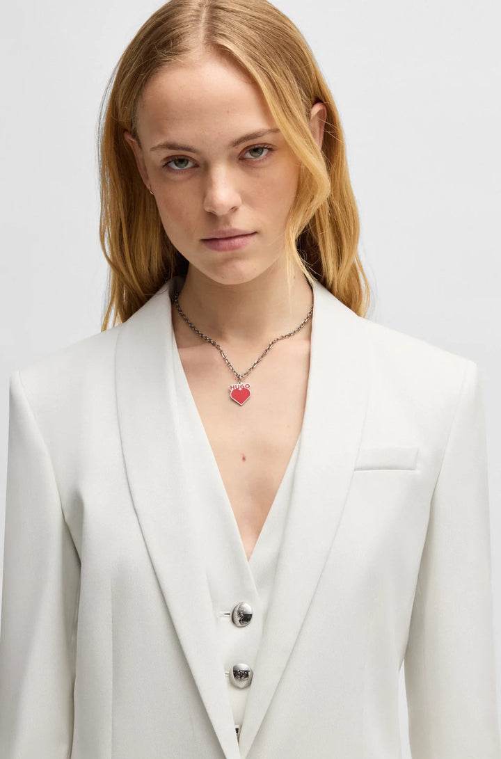 HUGO REGULAR-FIT BLAZER IN SHIMMER FABRIC