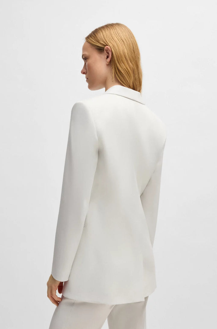 HUGO REGULAR-FIT BLAZER IN SHIMMER FABRIC