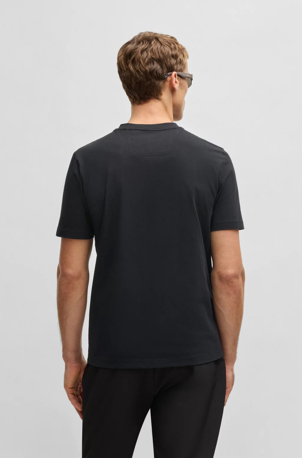 BOSS COTTON-JERSEY T-SHIRT WITH GOLF ARTWORK AND LOGO