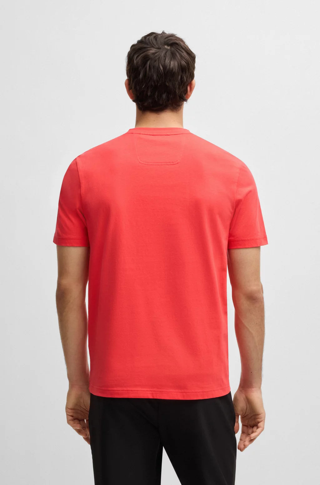 BOSS COTTON-JERSEY T-SHIRT WITH GOLF ARTWORK AND LOGO