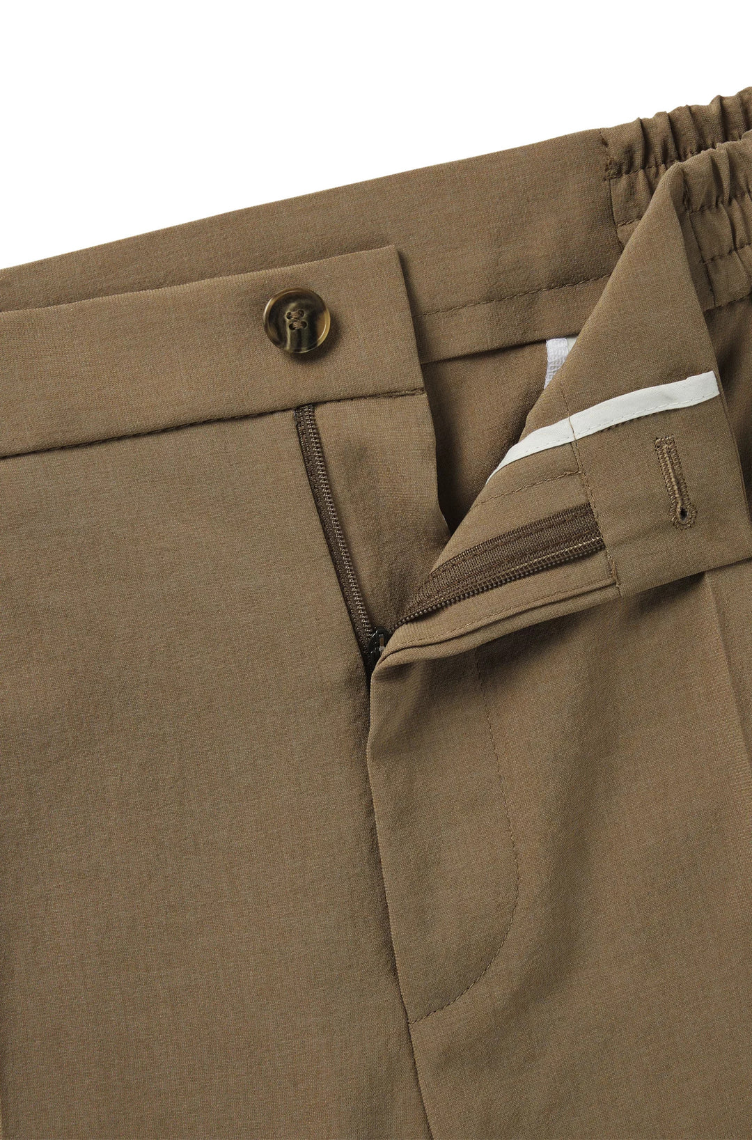 Hugo Slim-fit trousers in melange wrinkle-resistant fabric
