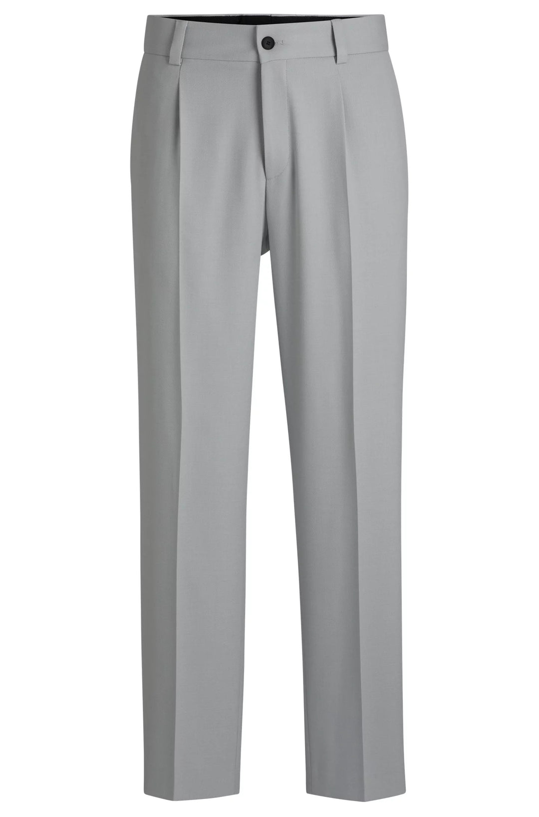 Hugo Modern-fit trousers in stretch twill with front crease