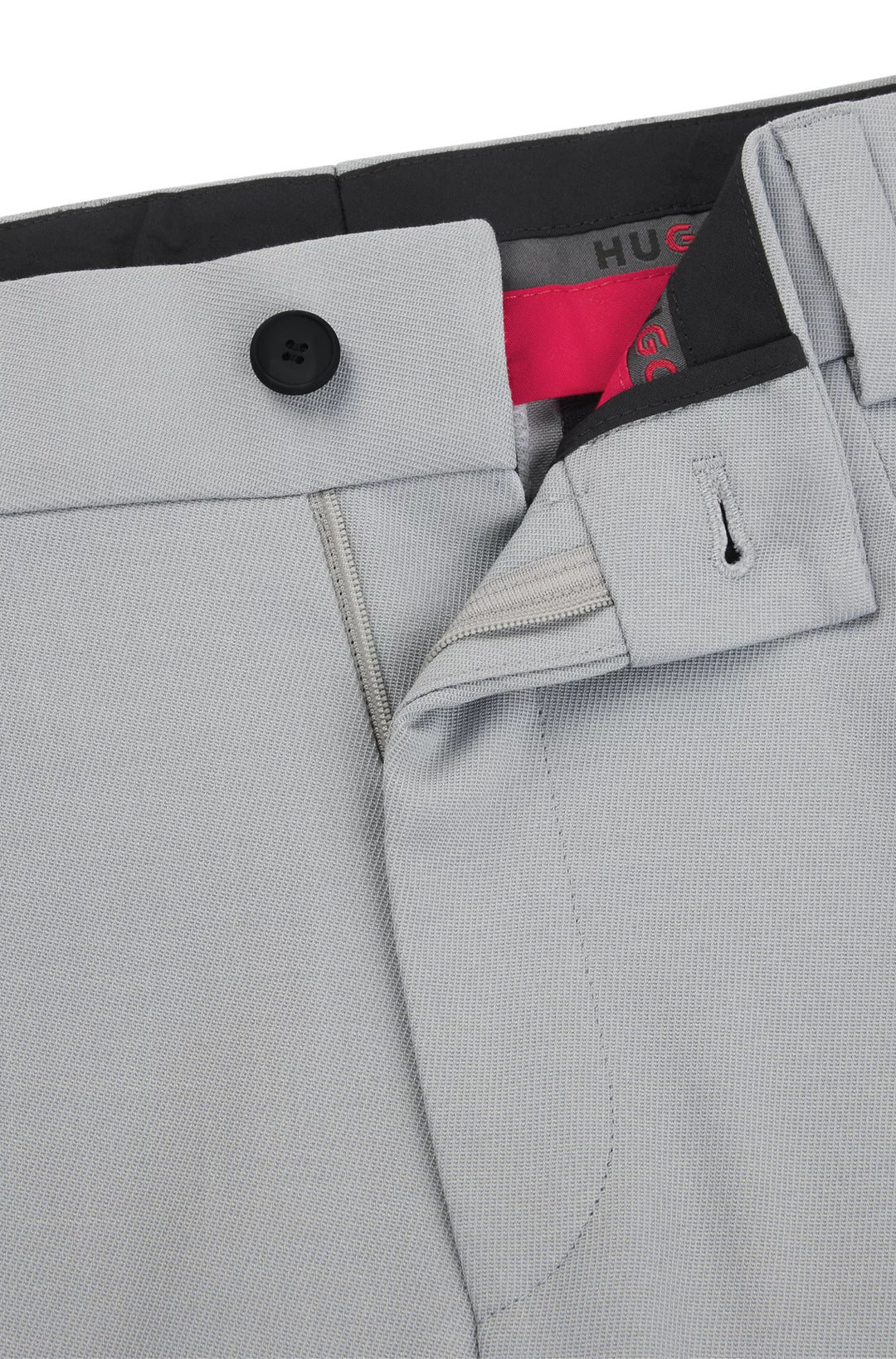 Hugo Modern-fit trousers in stretch twill with front crease