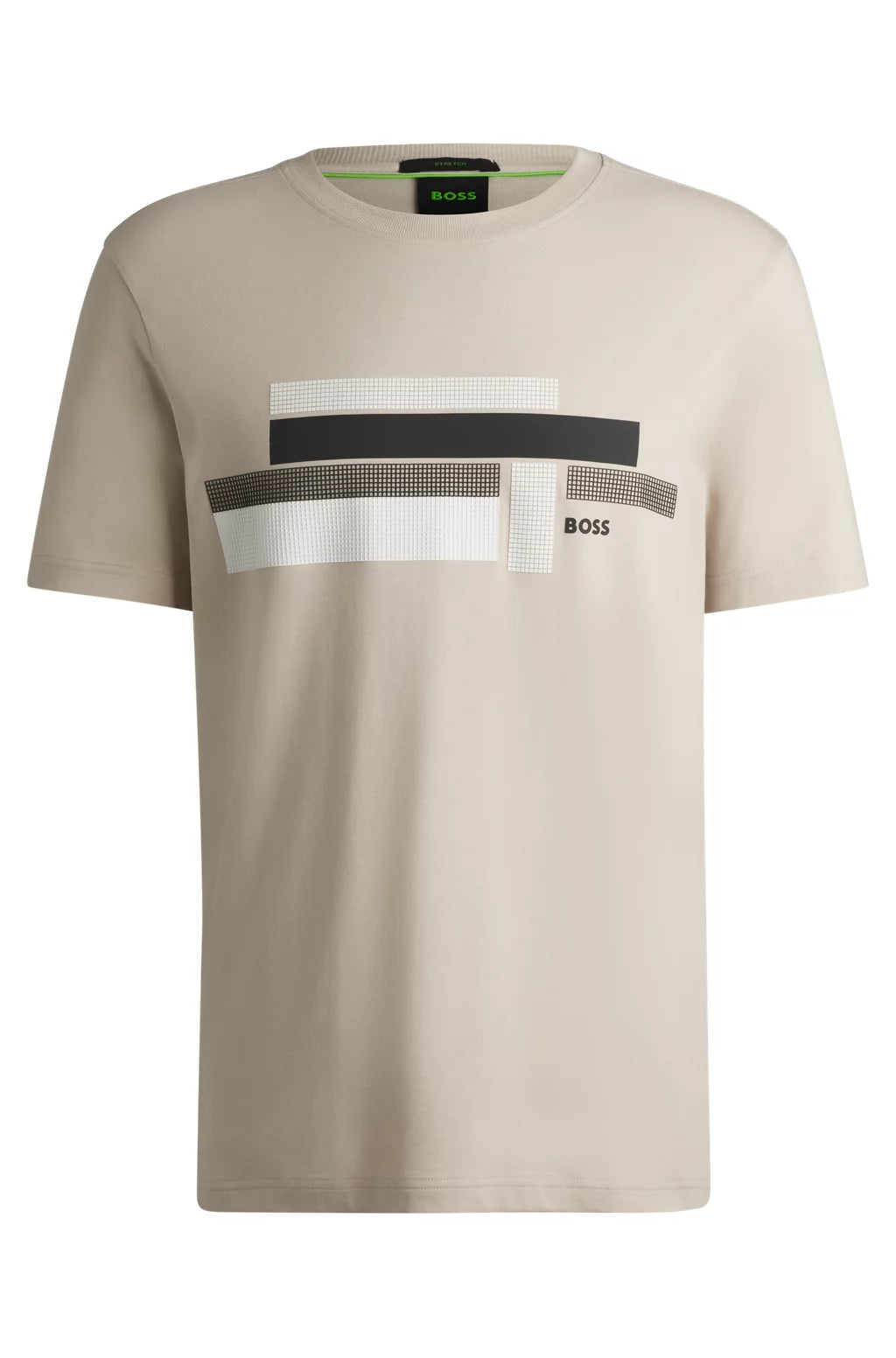 BOSS RELAXED-FIT T-SHIRT IN STRETCH FABRIC WITH LOGO ARTWORK