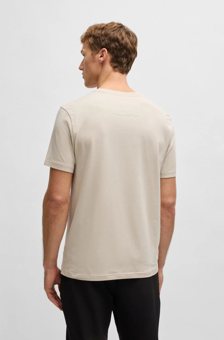 BOSS RELAXED-FIT T-SHIRT IN STRETCH FABRIC WITH LOGO ARTWORK