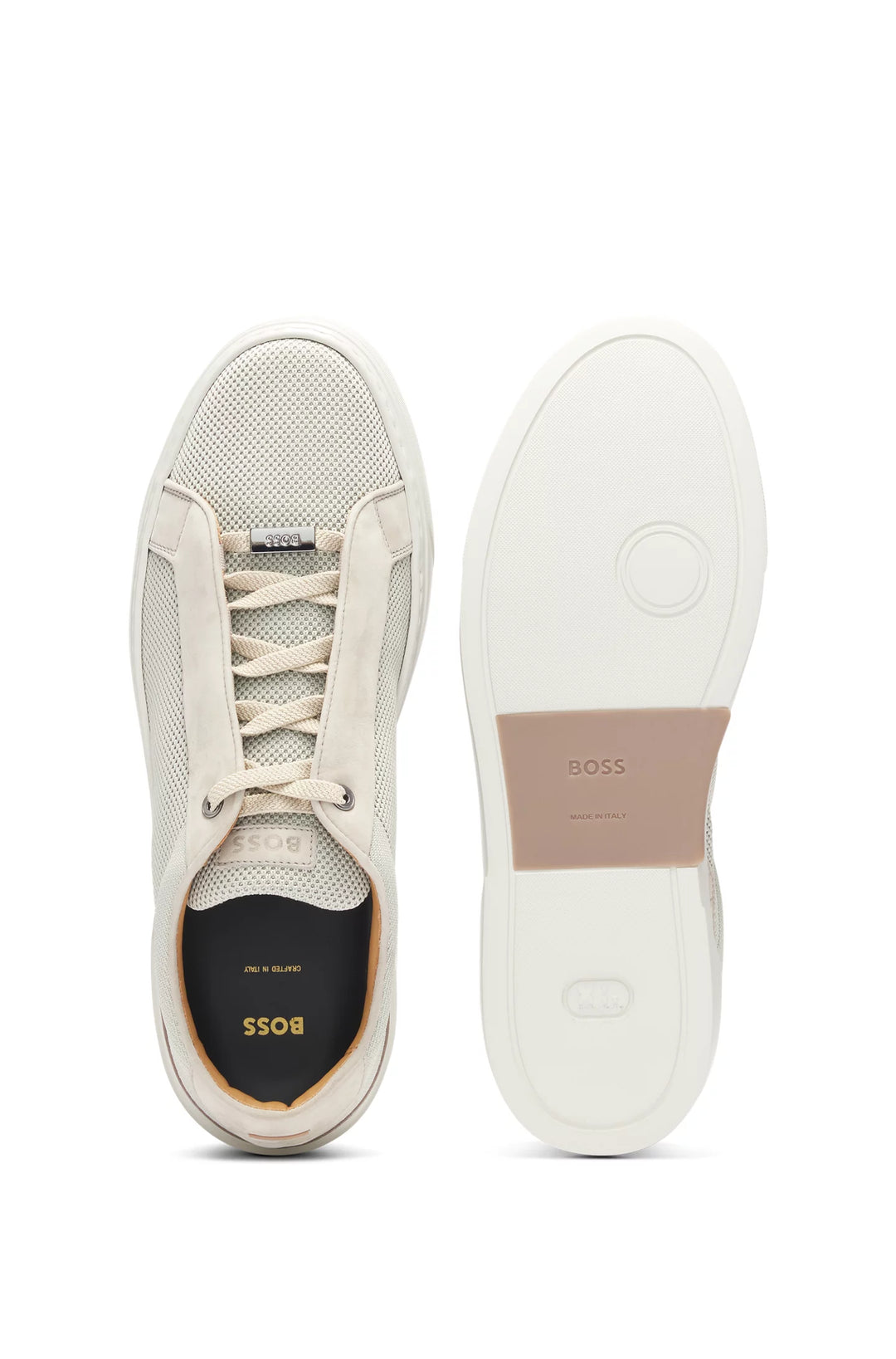 Boss Gary low-top trainers with breathable knit uppers