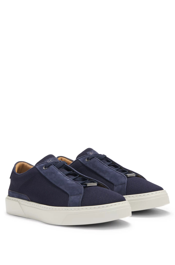 Boss Gary low-top trainers with breathable knit uppers