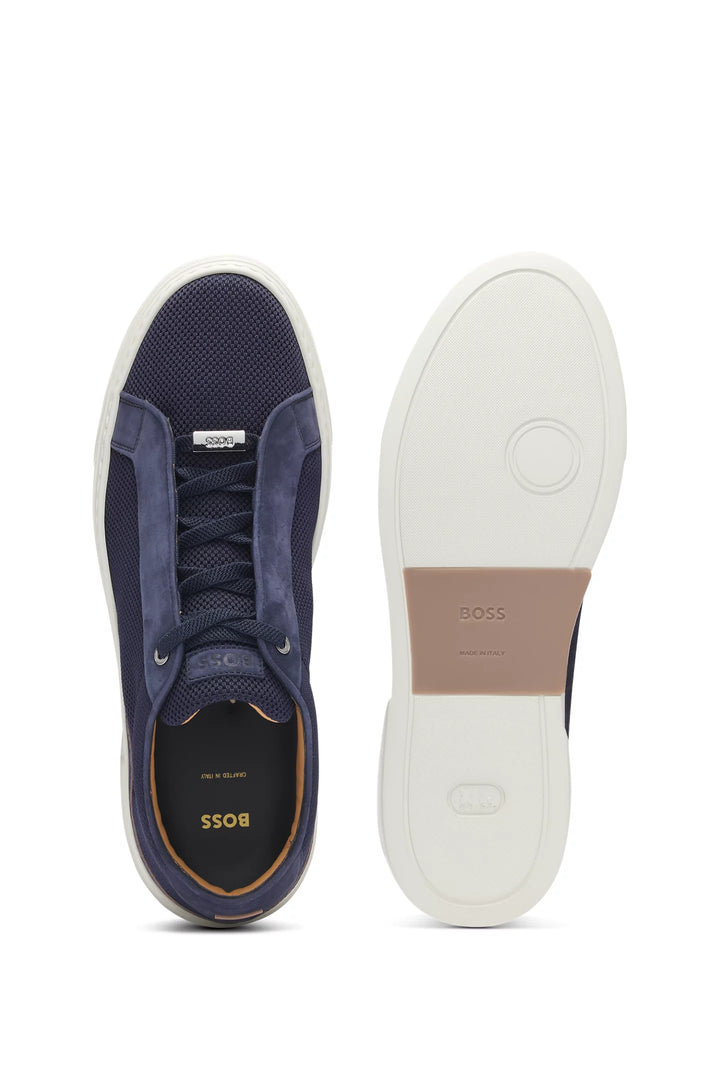 Boss Gary low-top trainers with breathable knit uppers