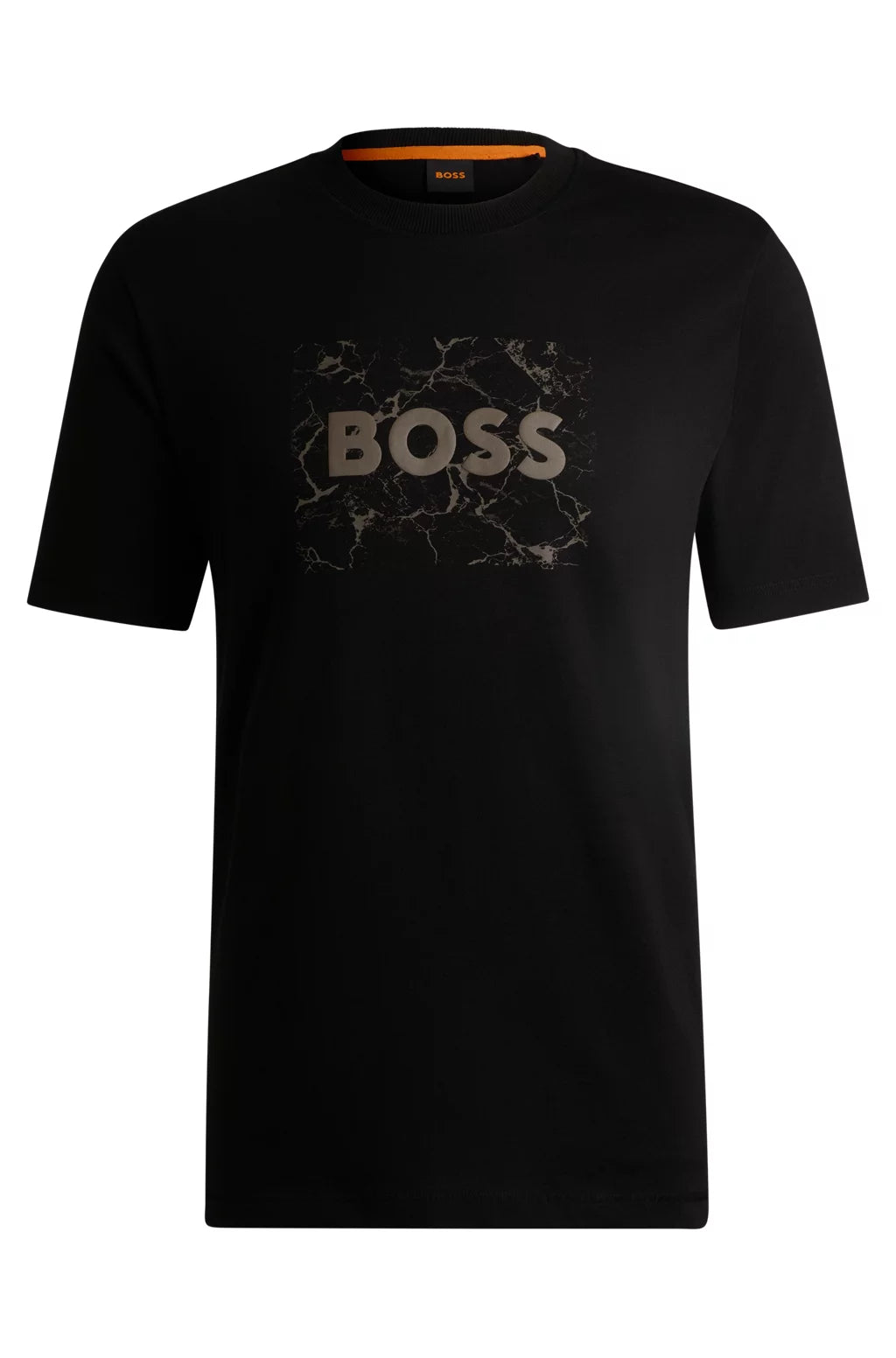 BOSS COTTON-JERSEY T-SHIRT WITH LOGO ARTWORK