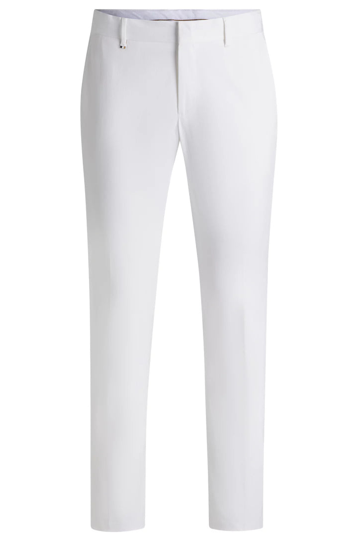 Boss Formal trousers in comfort-stretch cotton