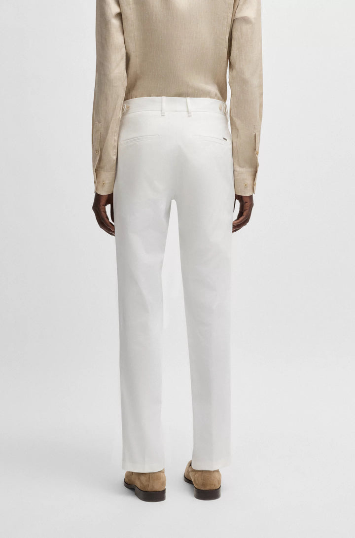 Boss Formal trousers in comfort-stretch cotton
