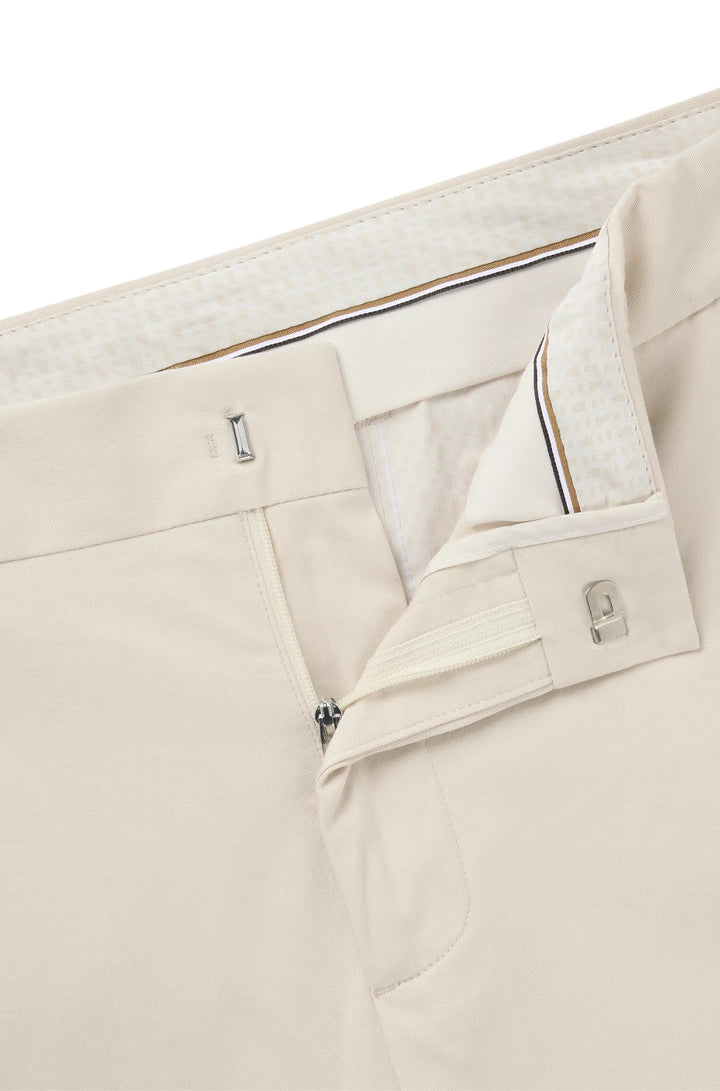 Boss Formal trousers in comfort-stretch cotton