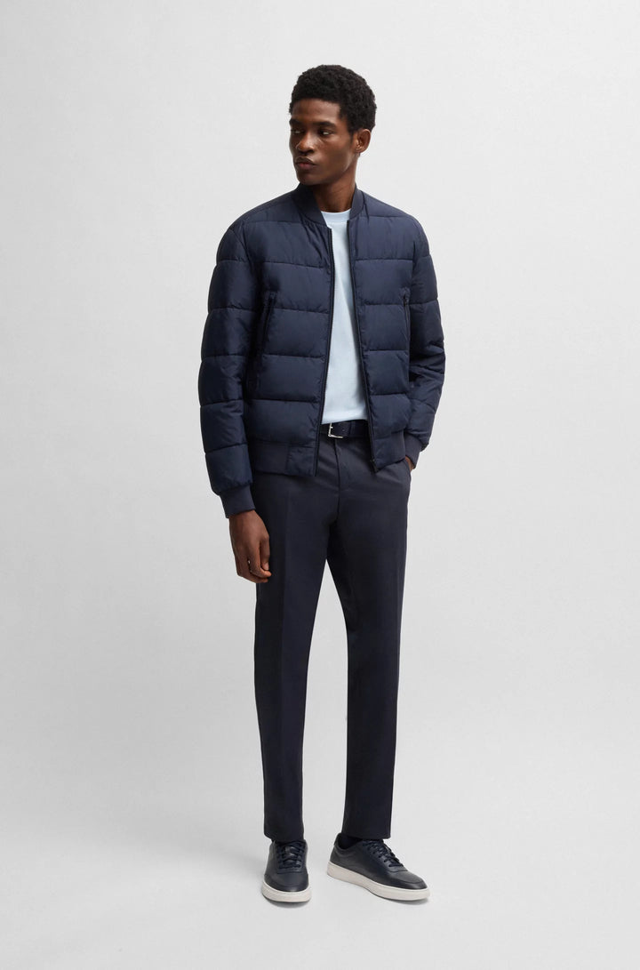 Boss Formal trousers in comfort-stretch cotton