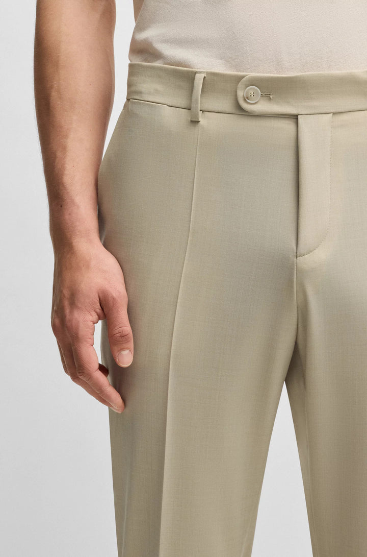 Boss Formal trousers in washable super-flex fabric