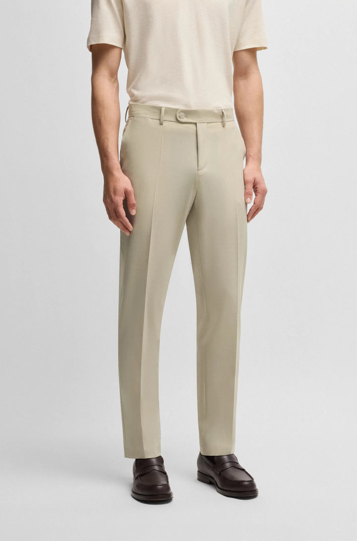 Boss Formal trousers in washable super-flex fabric