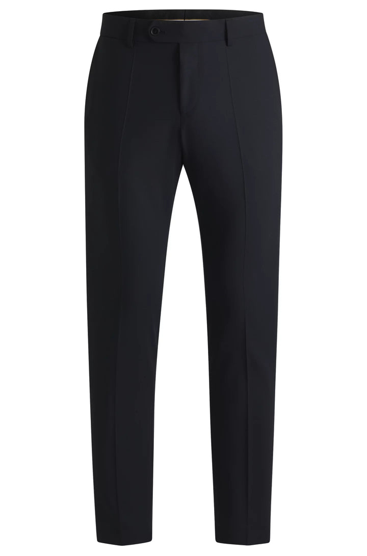 Boss Formal trousers in washable super-flex fabric